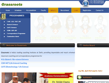 Tablet Screenshot of grassrootsacademy.in